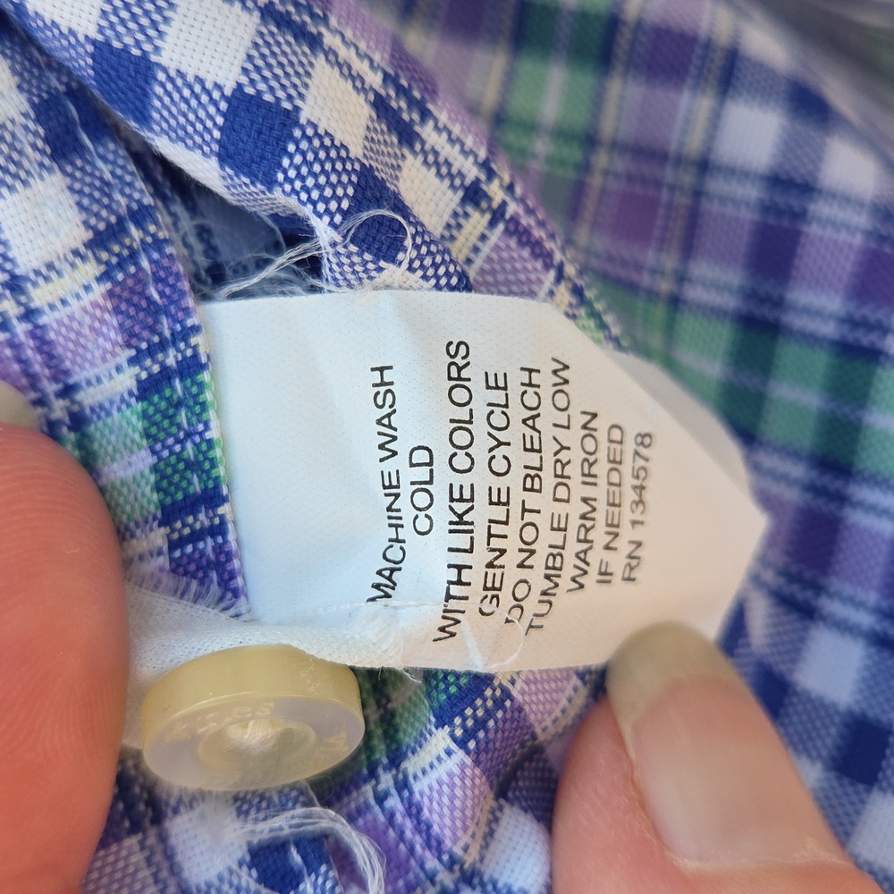 Vineyard Vines plaid Murray men's dress shirt - Picture 6 of 9